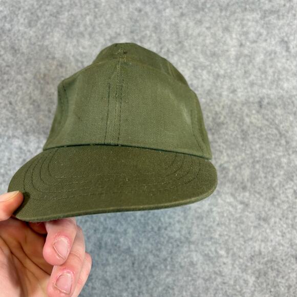 Vintage 60s Vietnam War USA Military Hot Weather Fitted Cap Mens Green Size 7 - Picture 2 of 8